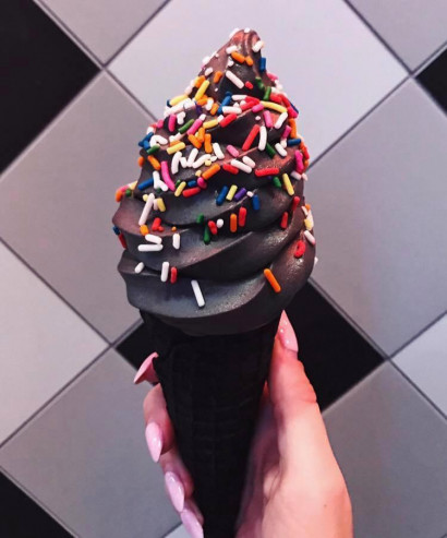 Finally, Black Ice-Cream Is A Thing And It Will Match Your Dark Soul