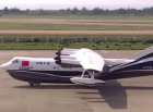 China-made large amphibious aircraft finishes 1st glide test