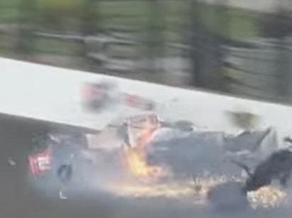 IndyCar Series 2017. Qualifying 1 Indy 500. Sébastien Bourdais Horrible Crash