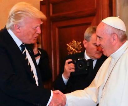 Трамп впервые встретится с папой Франциском