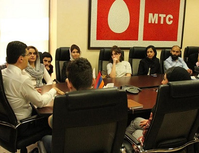 VivaCell-MTS hosts young people from Iran and Georgia