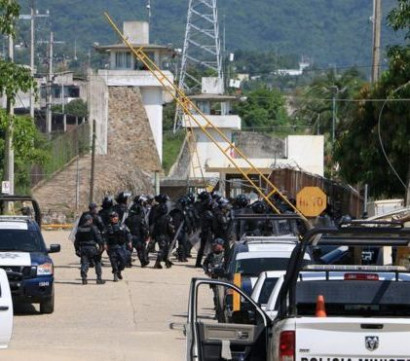 Bloodbath behind bars: At least 28 people are killed in a gang-related brawl inside Acapulco prison in Mexico