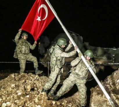 Turkish Troops Enter Kurdish Kobane Canton in Northern Syria