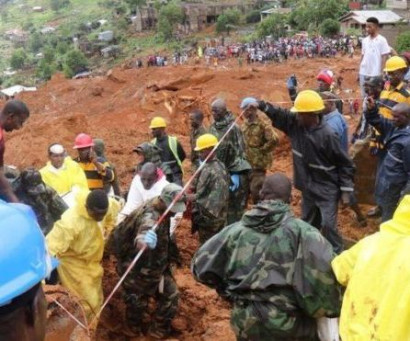 В результате оползней в Сьерра-Леоне пропали без вести 600 человек