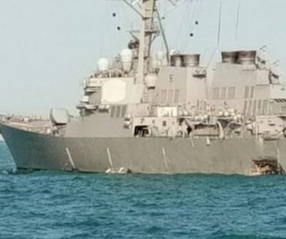 US Navy ship and oil tanker collide off Singapore
