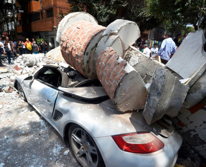 По-настоящему страшные фото после землетрясения в Мексике