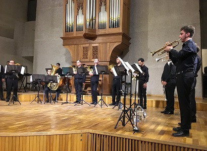 В рамках фестиваля Хачатуряна состоялся уникальный концерт Медно-духового ансамбля Молодежного оркестра