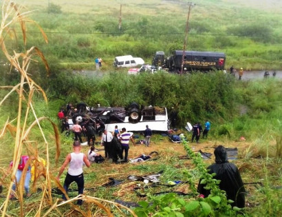 When you crash in Venezuela has killed nine people, another 28 were injured