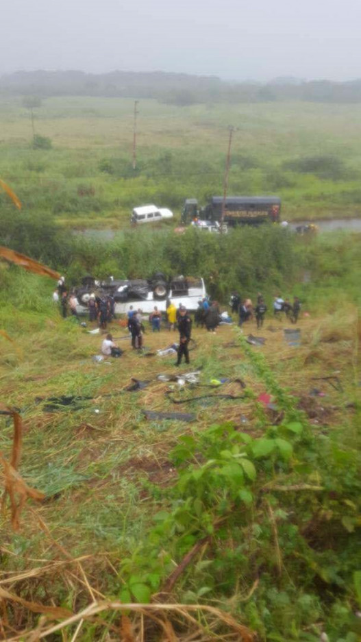 When you crash in Venezuela has killed nine people, another 28 were injured