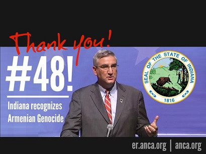Indiana Becomes 48th U.S. State to Recognize the Armenian Genocide