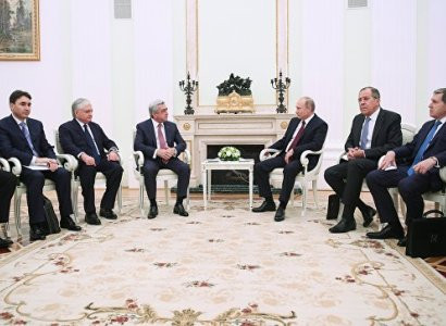 Cостоялась встреча Владимира Путина с президентом республики Армения Сержем Саргсяном