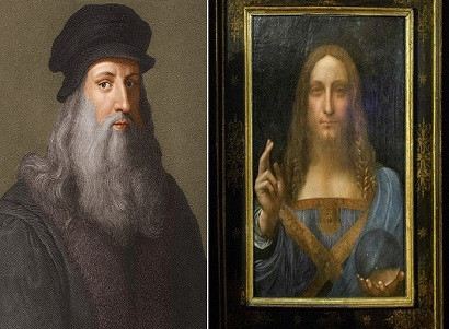 Leonardo da Vinci's portrait of Christ which once sold for just $60 sells for a record breaking $450.3 million at New York auction