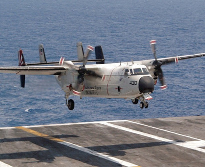Самолет ВМС США потерпел крушение в Тихом океане