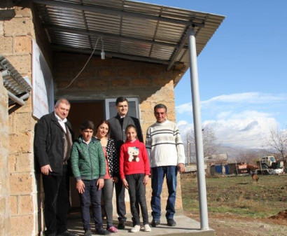 One More Family Has Moved from Metal Container into a Decent Home