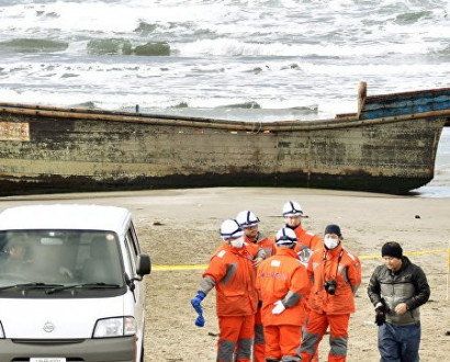 У берегов Японии обнаружили лодку с телами восьми человек