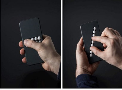 An Austrian designer created 'substitute phones' with plastic and stone beads to help people deal with smartphone addiction