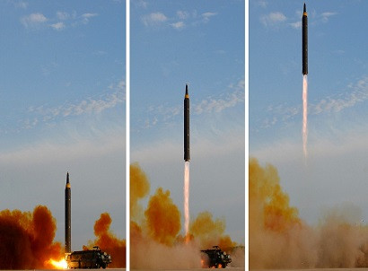 Северная Корея провела новые испытания баллистической ракеты