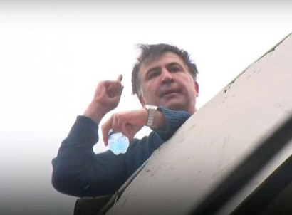 Михаила Саакашвили задержали на крыше его дома в Киеве