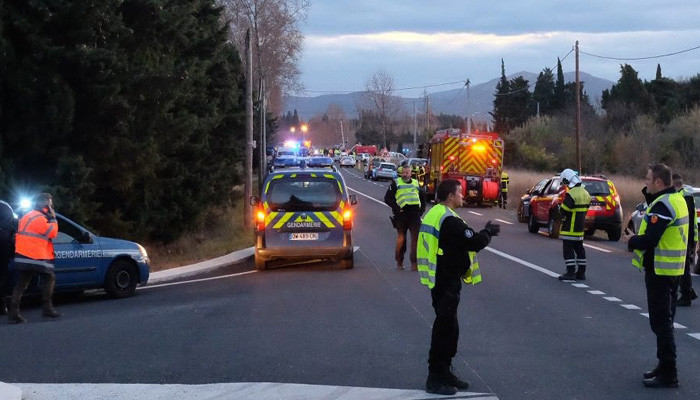 Children killed as train and school bus collide in southern France