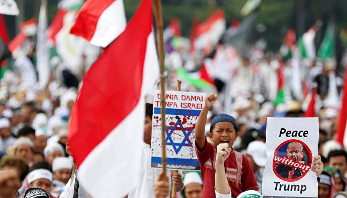 Ինդոնեզիայում հակաամերիկյան ցույցեր են. ավելի քան 40 հազար մարդ է փողոց դուրս եկել