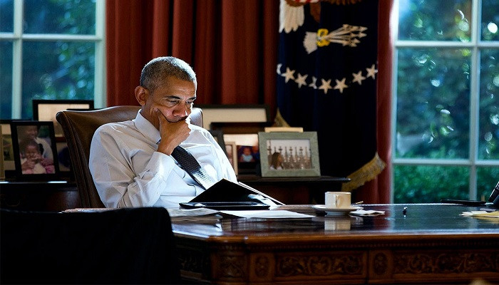 Фотограф Обамы показал, как выглядит "ядерная кнопка" президента США