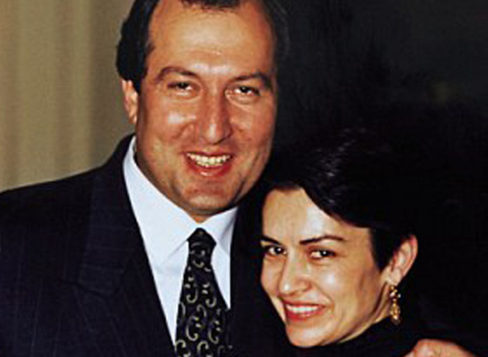 Armen with Nouneh in 1996