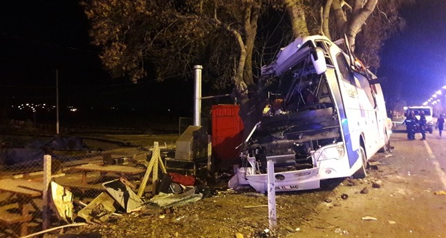 11 people killed in central Turkey bus crash: Governor
