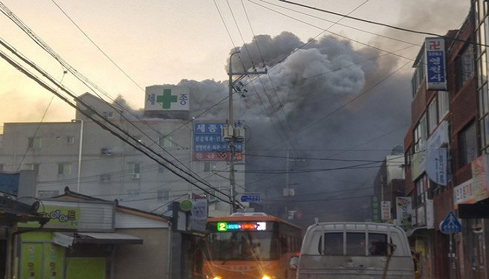 Пожар в южнокорейской больнице: погиб 41 человек