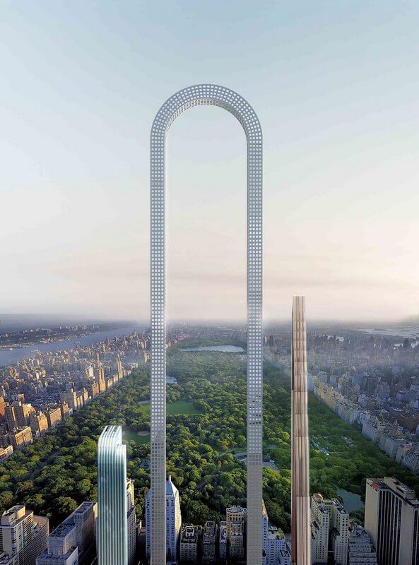 Небоскреб в виде арки может появиться в Нью-Йорке