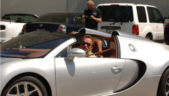 Арнольд Шварценеггер продал свой Bugatti Veyron за 141 млн