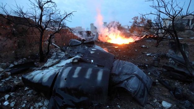 Սիրիայում ահաբեկիչների կողմից «Սու-25» ինքնաթիռ է խոցվել