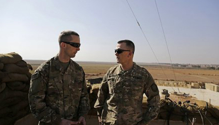 At US outpost in Syria, US general backs Kurdish fighters