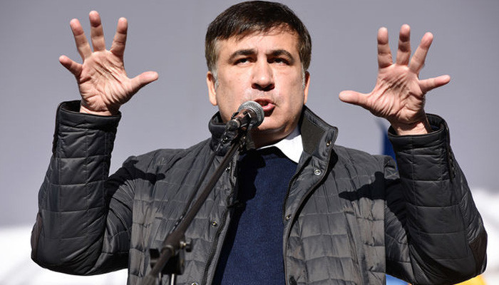 Силовики задержали Саакашвили в ресторане в Киеве