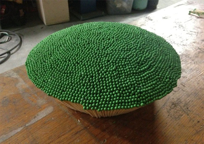 42,000-match sphere that took 10 months to build burn in this jaw-dropping video