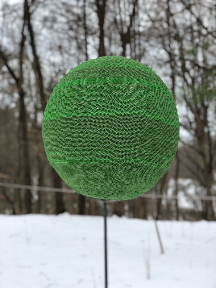 42,000-match sphere that took 10 months to build burn in this jaw-dropping video