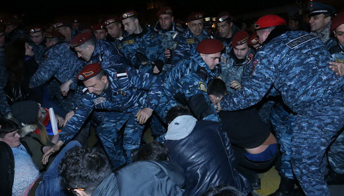 "Police use excessive force toward citizens in Armenia". Amnesty International