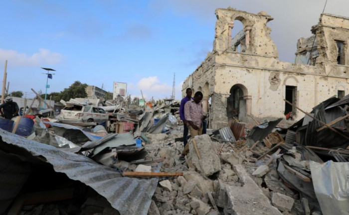 Two car bombs explode in Somali capital and kill 18 people