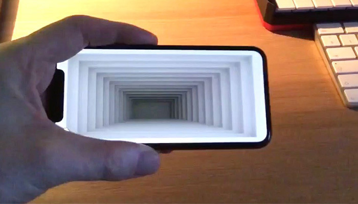 Swedish artist uses ARKit face-tracking to create fun optical illusion on iPhone X