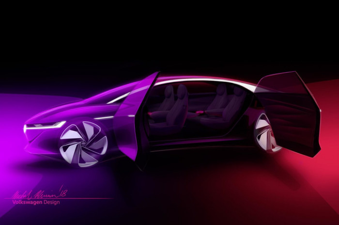 Volkswagen is set to unveil the new autonomous ID Vizzion concept car
