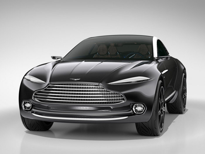 Aston CEO Dr. Andy Palmer hinted at a big surprise. It's possible this surprise may be a production DBX crossover