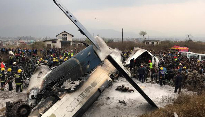Passenger plane crashes in Nepal