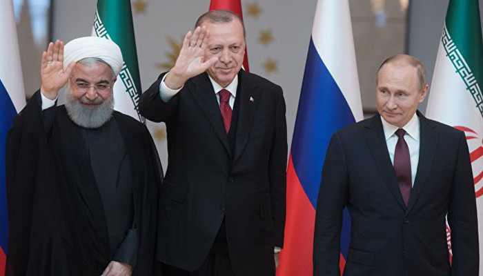 Россия, Турция и Иран назвали общую стратегическую цель в Сирии