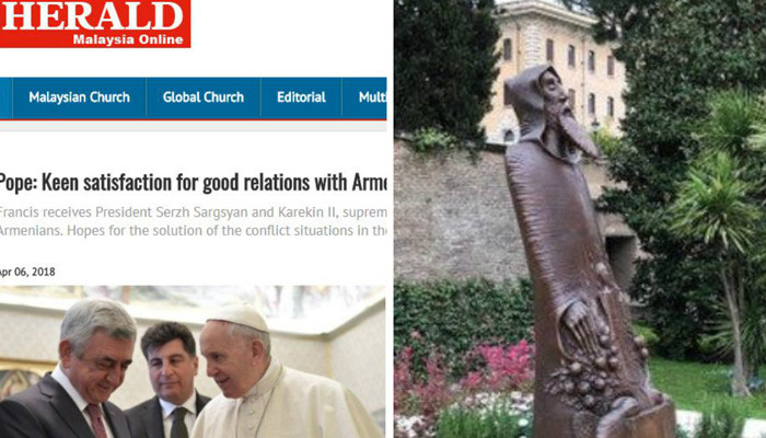 Pope: Keen satisfaction for good relations with Armenia