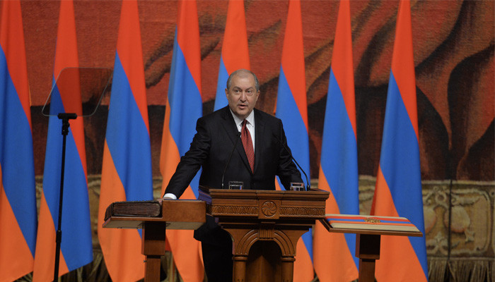 Armenia becomes parliamentary republic as new president sworn in
