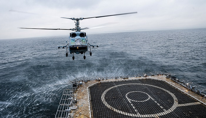 В акватории Балтийского моря разбился российский военный вертолет Ка-29