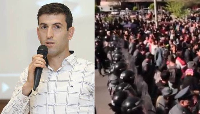 Քաղաքացիական հագուստով ոստիկանները ծեծել են լրագրող Տ. Մուրադյանին
