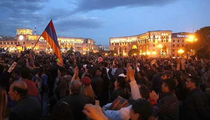 Armenia’s protesters just removed its Russia-friendly prime minister — and Moscow is ‘definitely nervous’