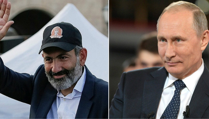 Путин и Пашинян встретятся в Сочи 14 мая