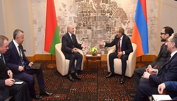 Лукашенко - Пашиняну: в отношениях Беларуси и Армении нет и не будет проблем
