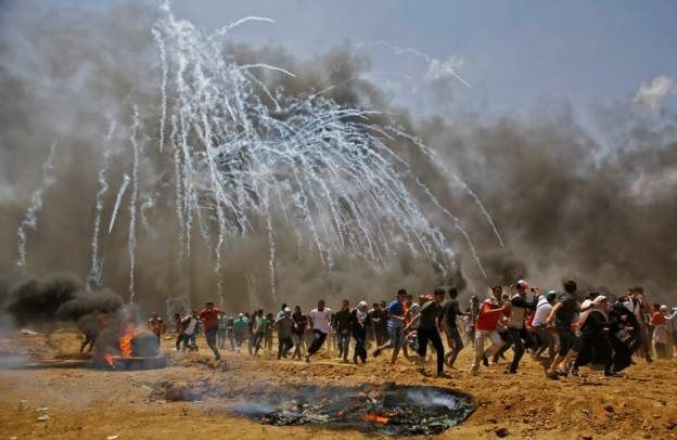 Dozens of Palestinians killed in Gaza clashes as US Embassy opens